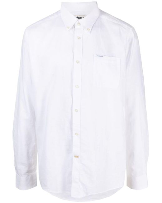 Barbour chest-pocket button-up shirt