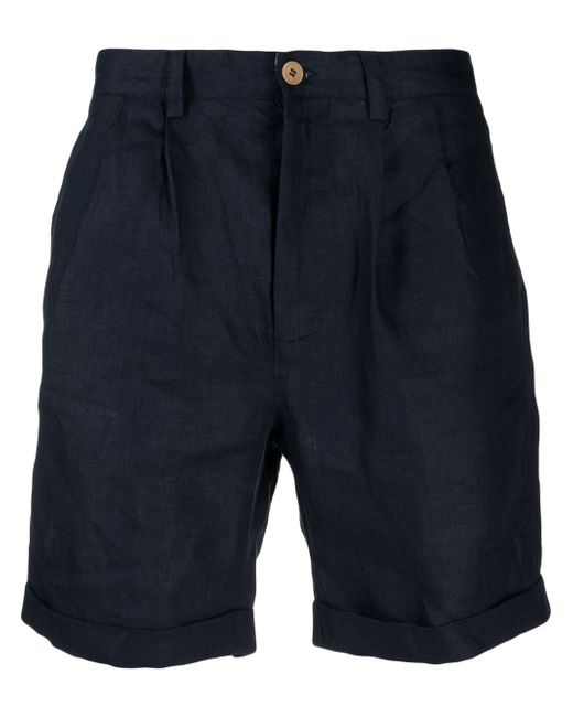 Peninsula Swimwear straight-leg linen bermuda shorts