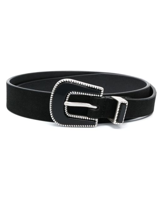 PT Torino calf-suede pointed-tip belt