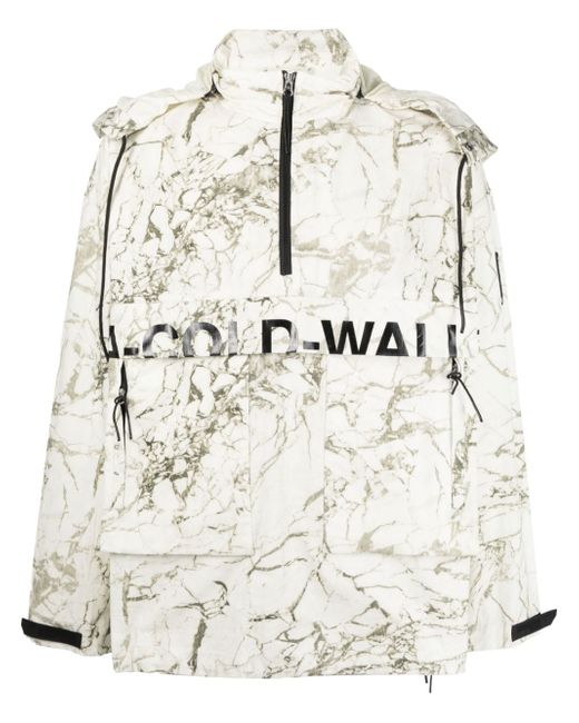 A-Cold-Wall marble-print zip-up jacket