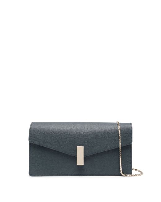 Valextra Iside leather clutch