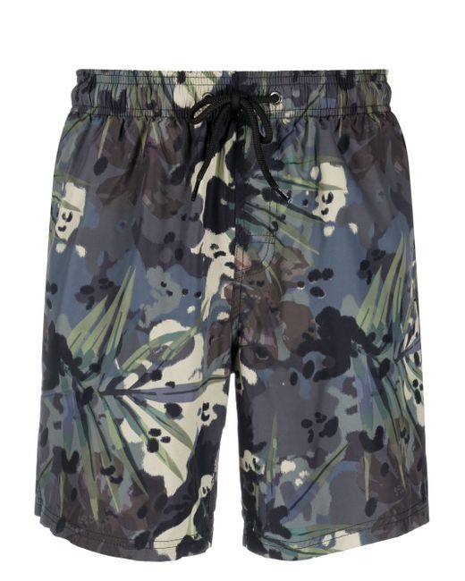 Sundek graphic-print swim shorts