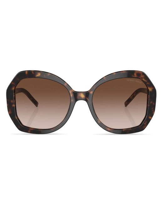 Giorgio Armani oversized tinted-lenses sunglasses