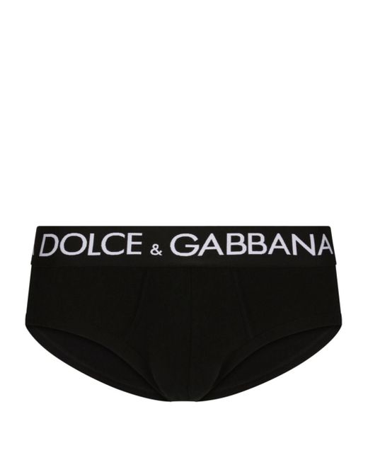 Dolce & Gabbana logo-print cotton briefs set of two
