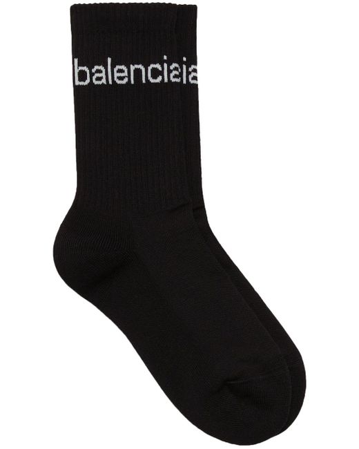 Balenciaga Bal.com intarsia-knit socks