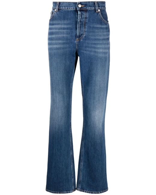 Alexander McQueen mid-rise bootcut jeans