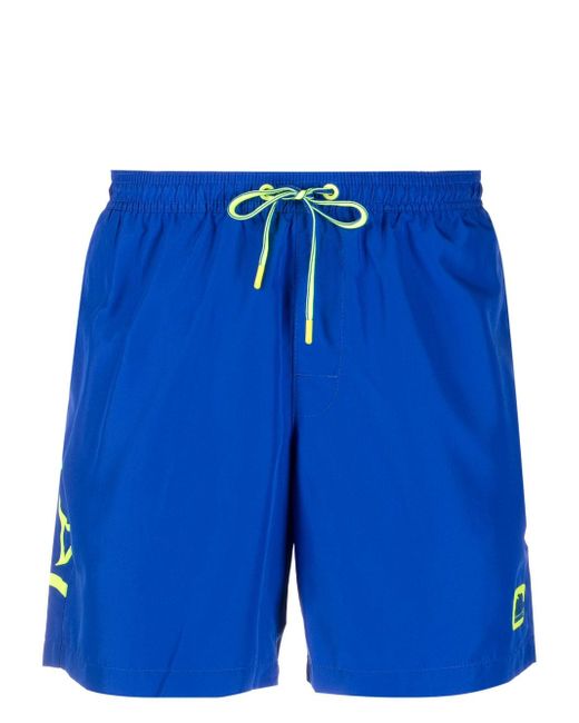 Sundek logo-patch elasticated swim shorts