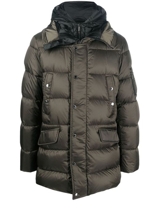 Moorer padded quilted short coat
