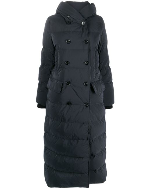 Moorer double-breasted padded down coat