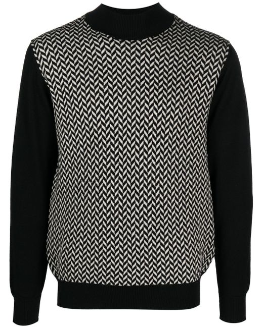 Tagliatore herringbone-pattern jumper