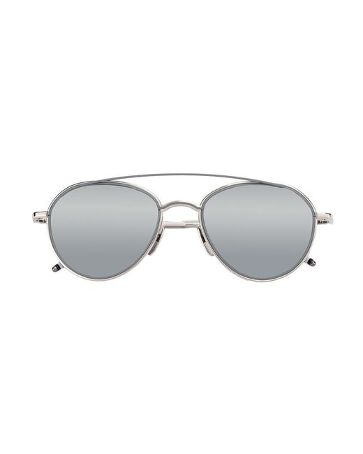 Thom Browne aviator sunglasses Acetate/Titanium/glass