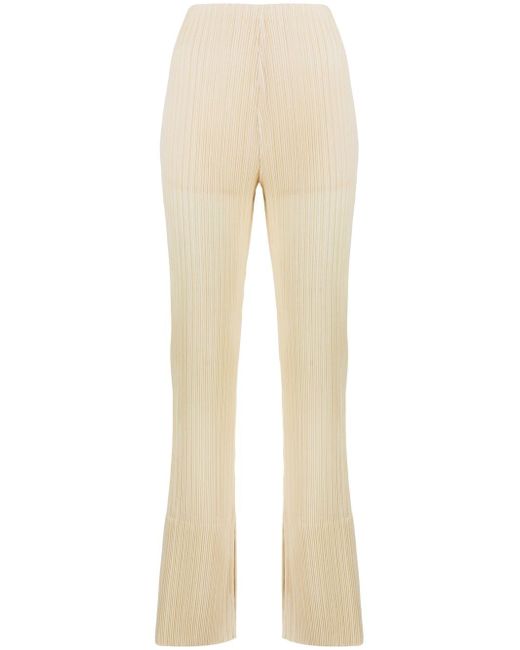 Nanushka high-waisted straight-leg trousers