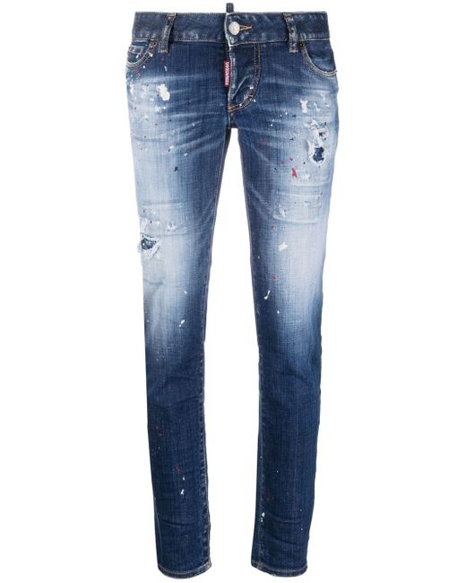 Dsquared2 distressed skinny jeans