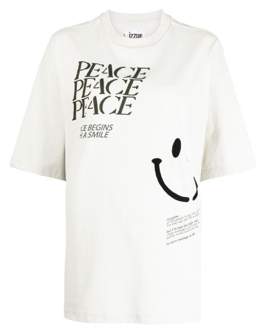 Izzue graphic-print cotton T-shirt