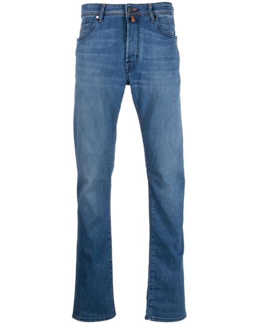 Jacob Cohёn logo-patch slim-cut jeans