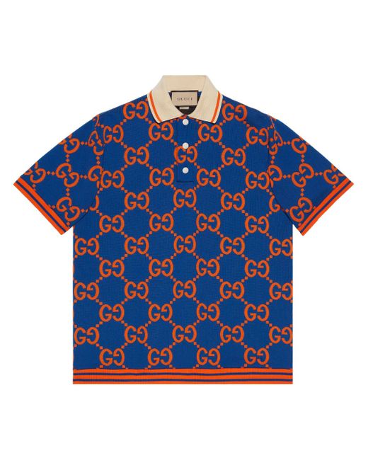 Gucci GG Supreme cotton polo shirt