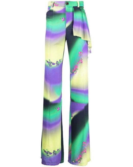 Natasha Zinko gradient-print trousers