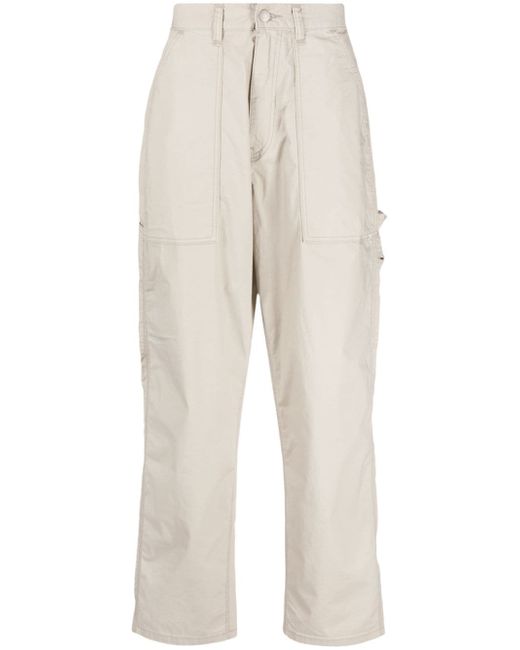 Izzue logo-patch cargo trousers