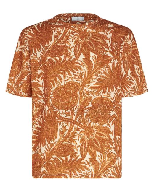 Etro all-over graphic print T-shirt