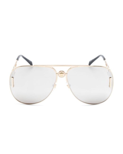 Versace Aviator Medusa-bridge sunglasses