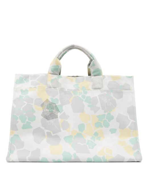 Objects IV Life abstract-print tote bag