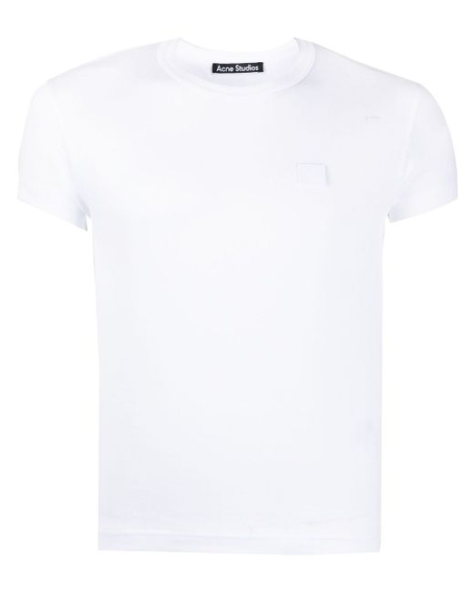 Acne Studios face patch short-sleeved T-shirt