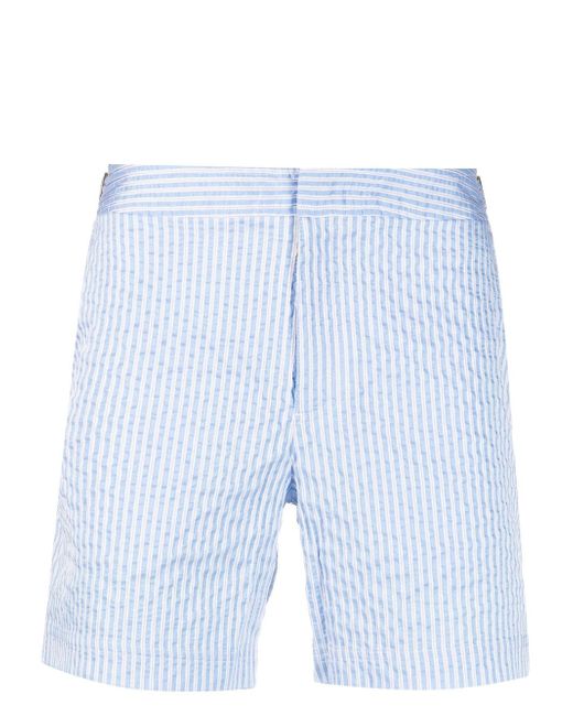 Orlebar Brown vertical-stripes classic swim shorts