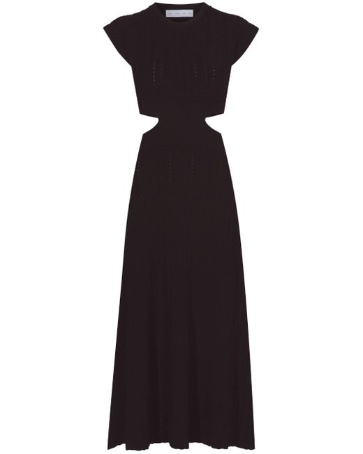 Proenza Schouler White Label cut-out detailing short-sleeve dress