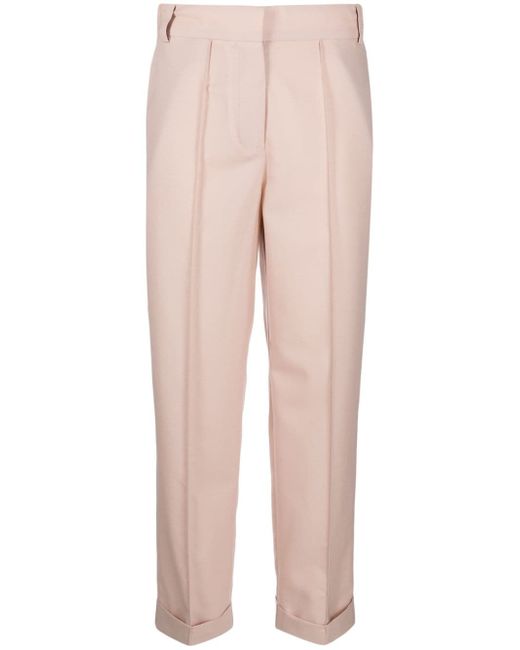 Aeron high-waisted tailored trousers