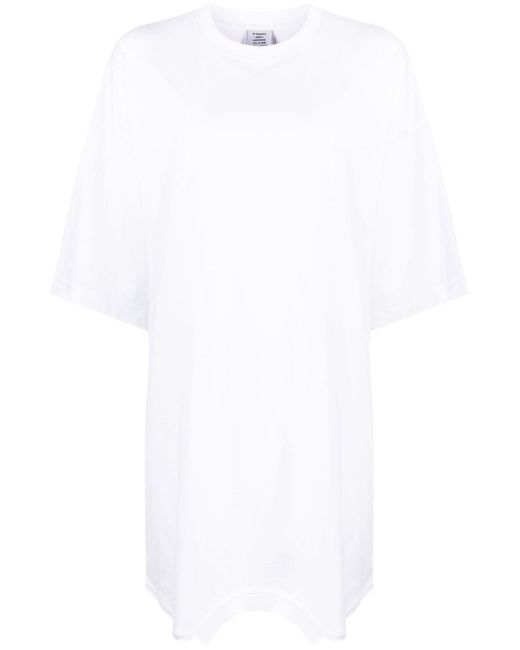 Vetements asymmetric-hem short-sleeve T-shirt