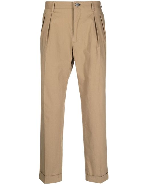 Incotex tailored cotton trousers