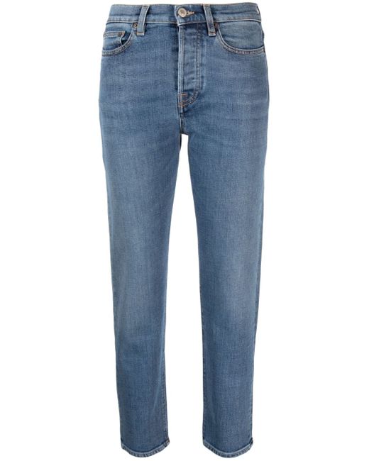 Jeanerica Classic high-waisted cropped jeans
