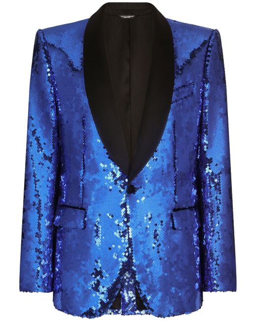 Dolce & Gabbana sequin-embellished suit