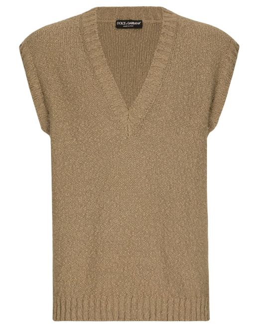 Dolce & Gabbana V-neck knitted vest