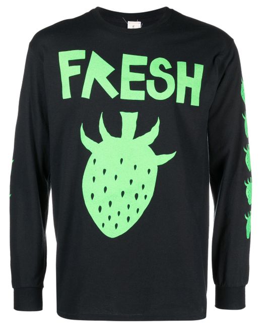 Westfall strawberry-print sweatshirt