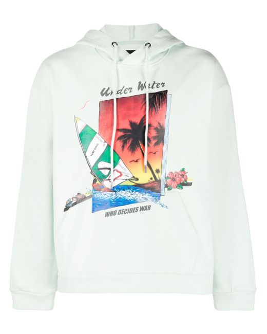WHO Decides WAR St. Lucy graphic-print hoodie