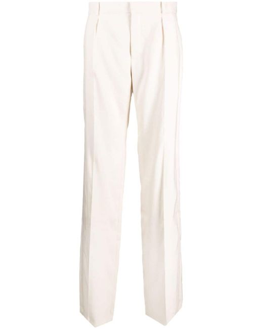 Saint Laurent straight-leg silk trousers