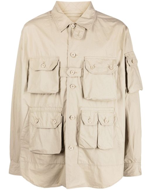 Engineered Garments cargo-pocket shirt jacket