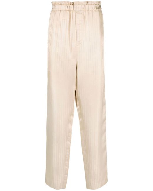 Saint Laurent pinstripe-print trousers