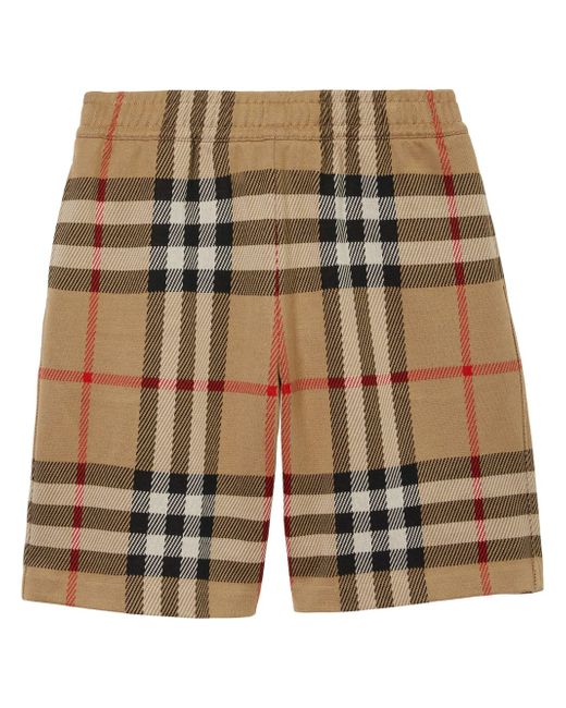 Burberry Vintage Check-pattern jacquard shorts