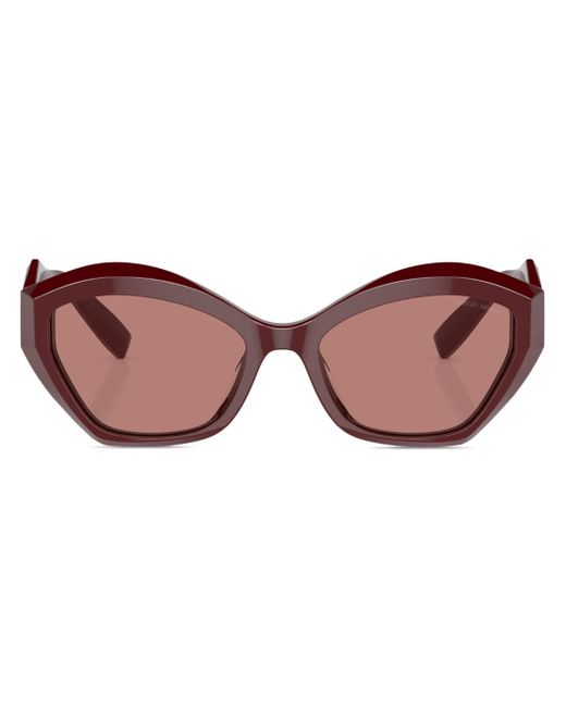 Giorgio Armani logo-plaque tinted-lenses sunglasses