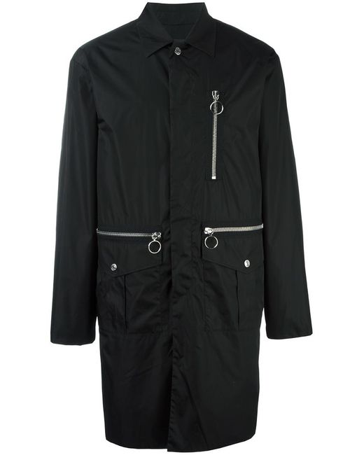 Dsquared2 mid-length zipped parka 46