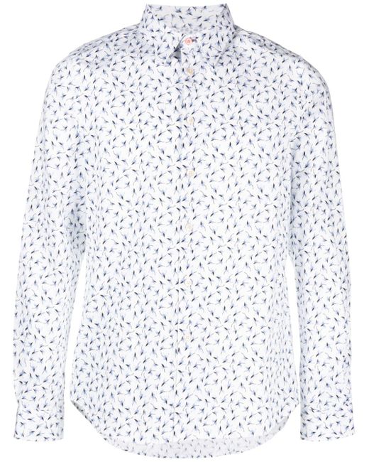 PS Paul Smith abstract-print long-sleeve shirt