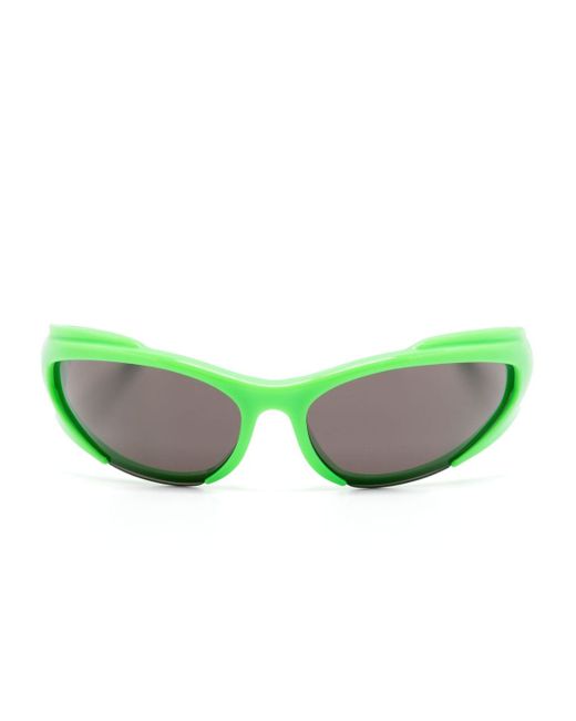 Balenciaga Reverse Xpander rectangle-frame sunglasses