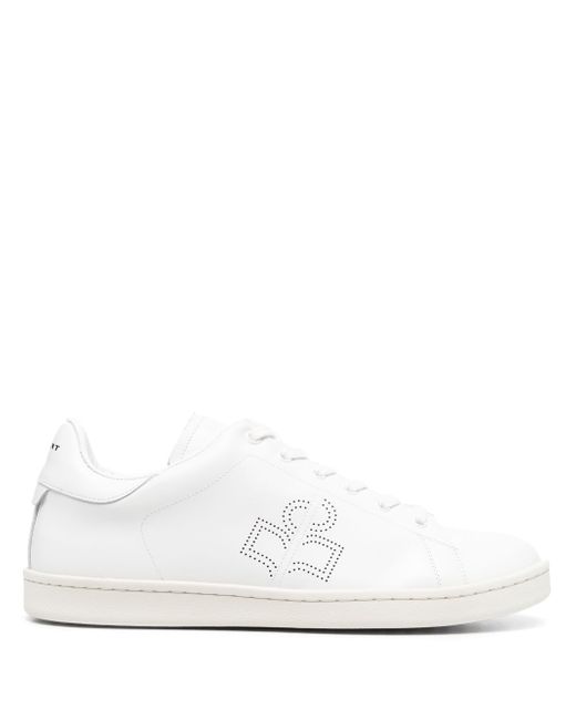 Isabel Marant perforated leather low-top sneakers
