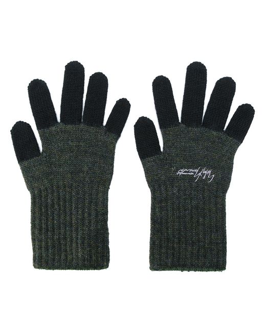 Yohji Yamamoto contrast gloves One