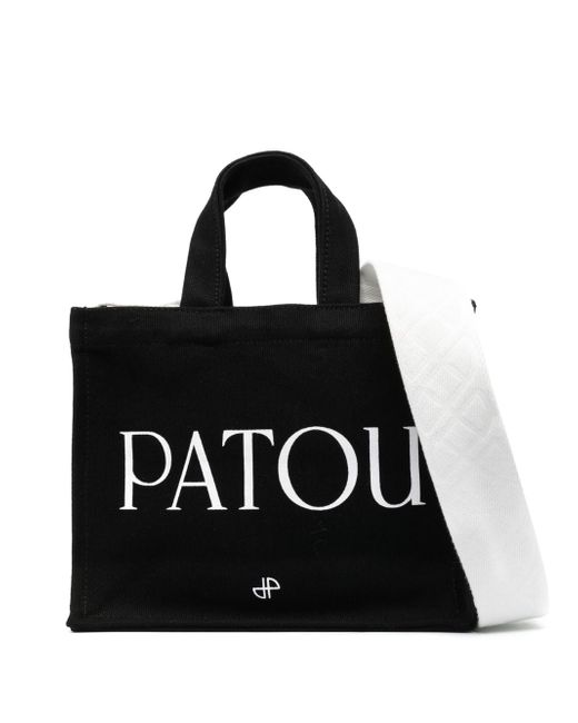 Patou small logo-print tote bag