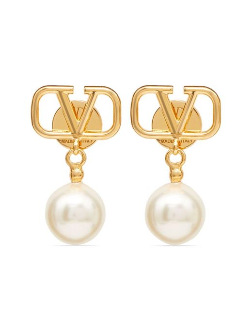 Valentino Garavani VLogo Signature pearl drop earrings