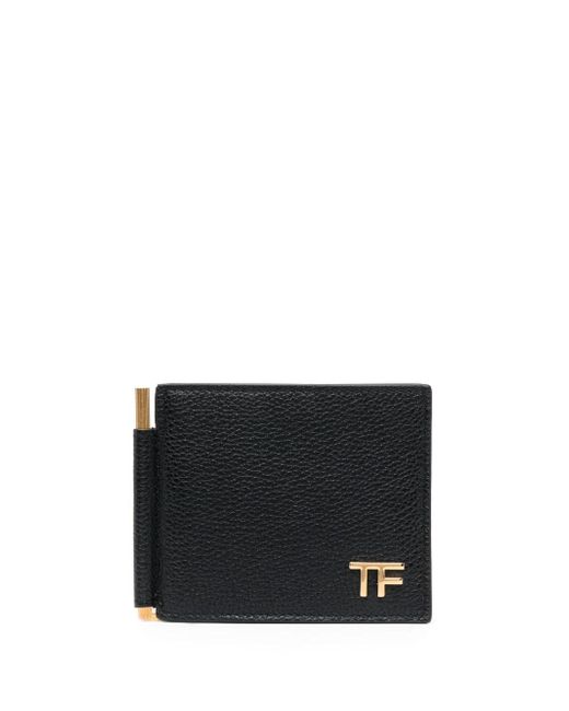 Tom Ford money clip leather wallet