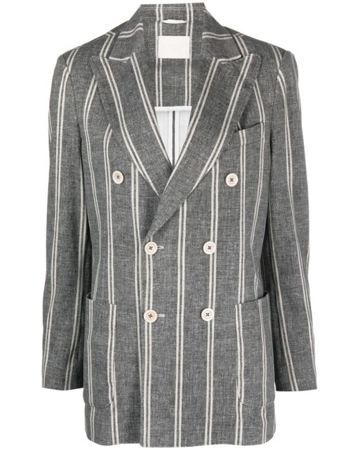 Circolo 1901 double-breasted striped blazer